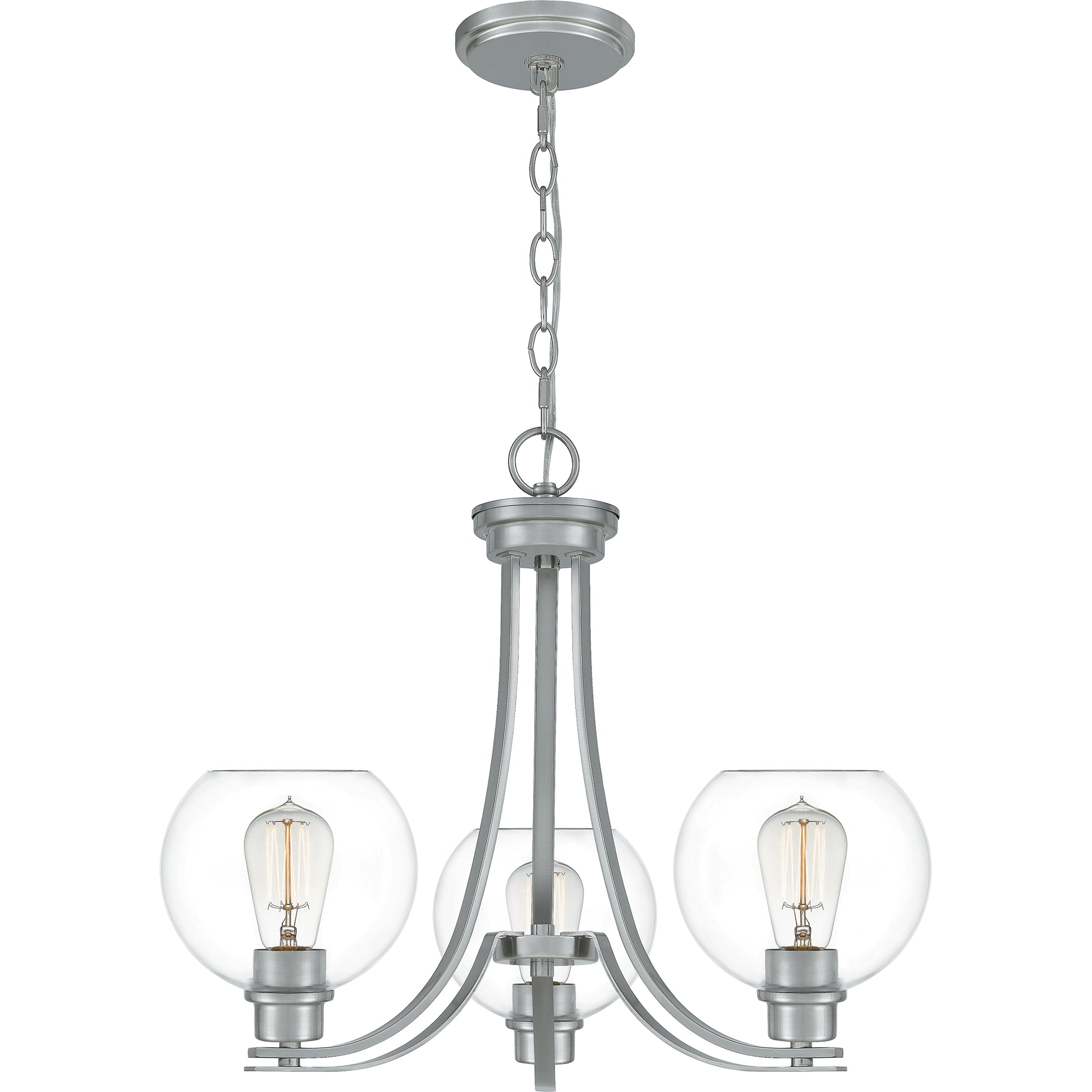 Pruitt Chandelier Brushed Nickel