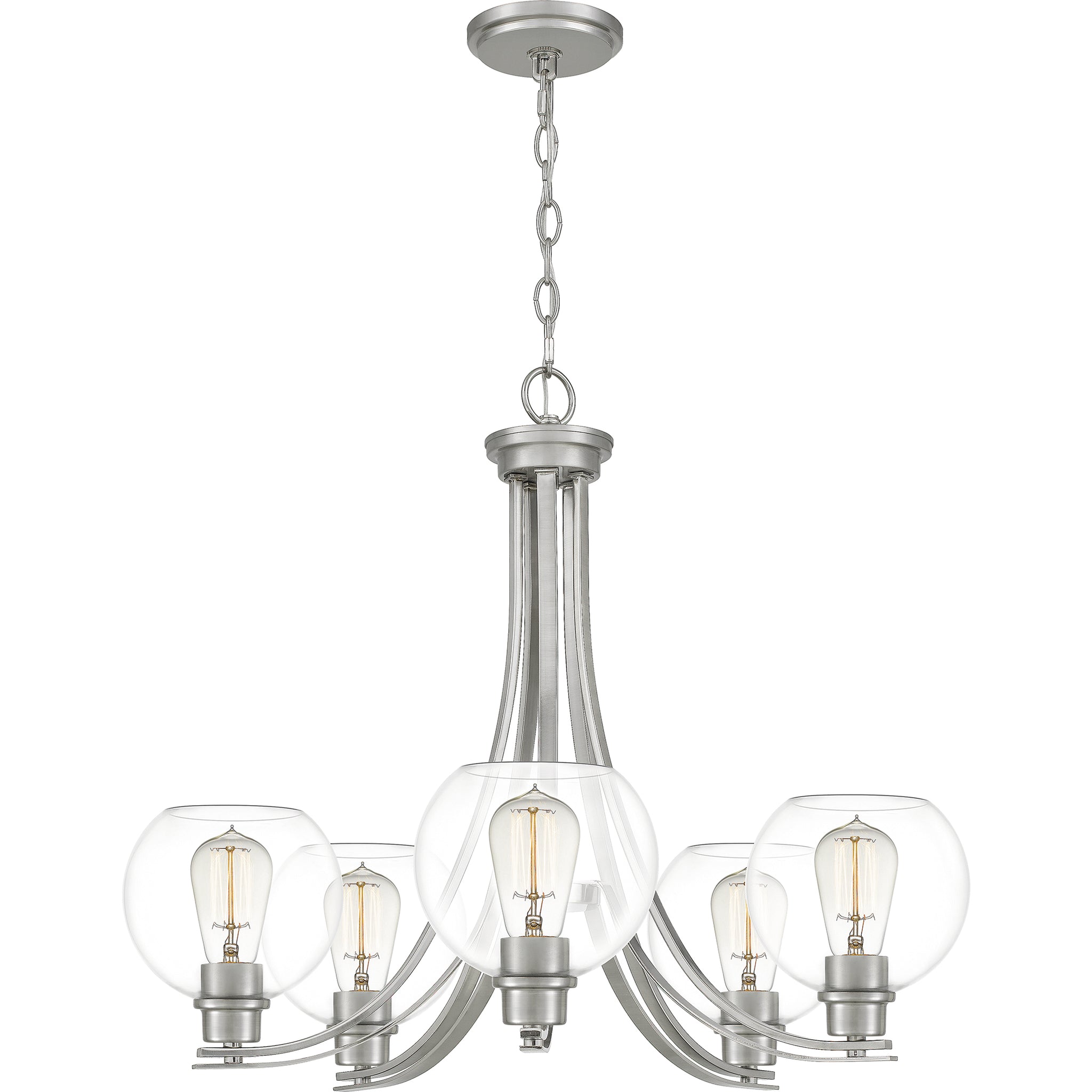 Pruitt Chandelier Brushed Nickel