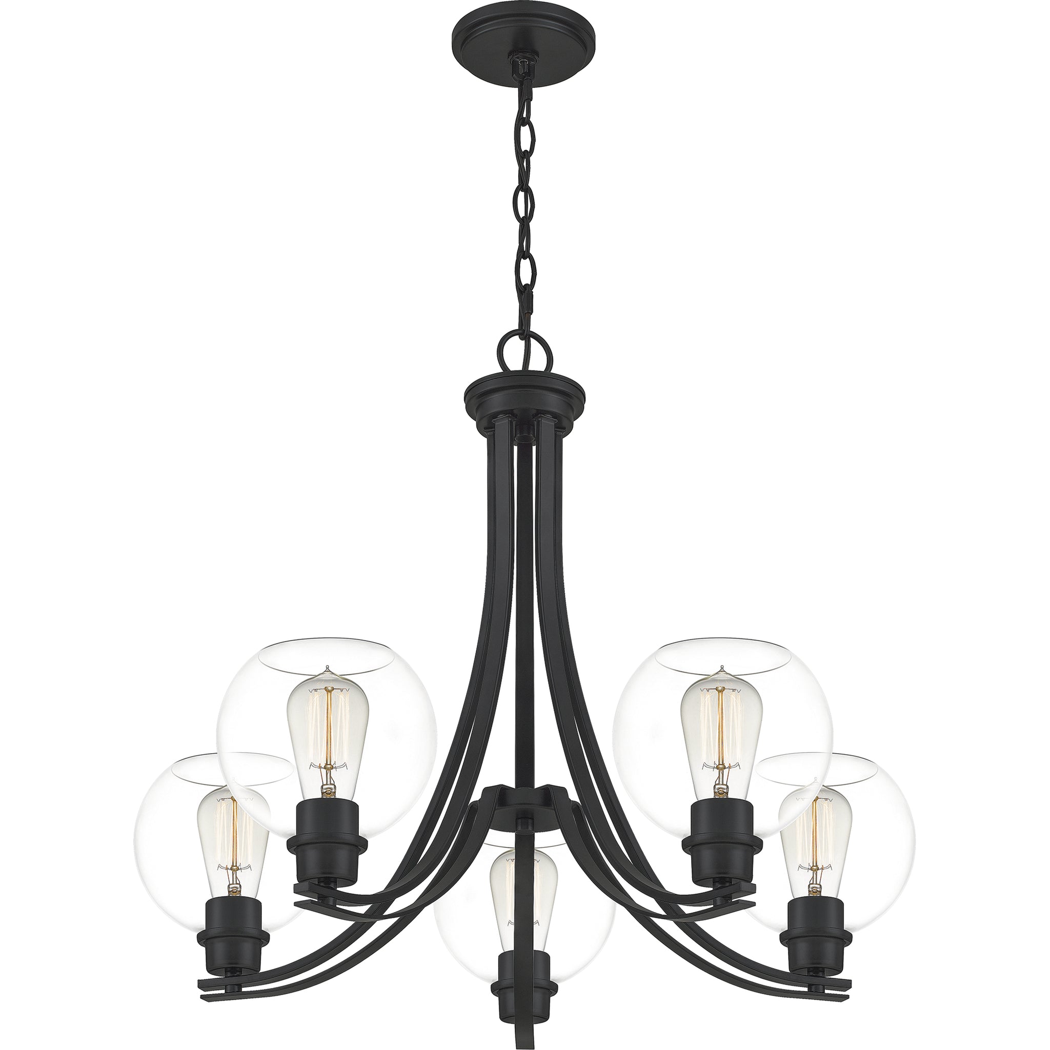 Pruitt Chandelier Matte Black