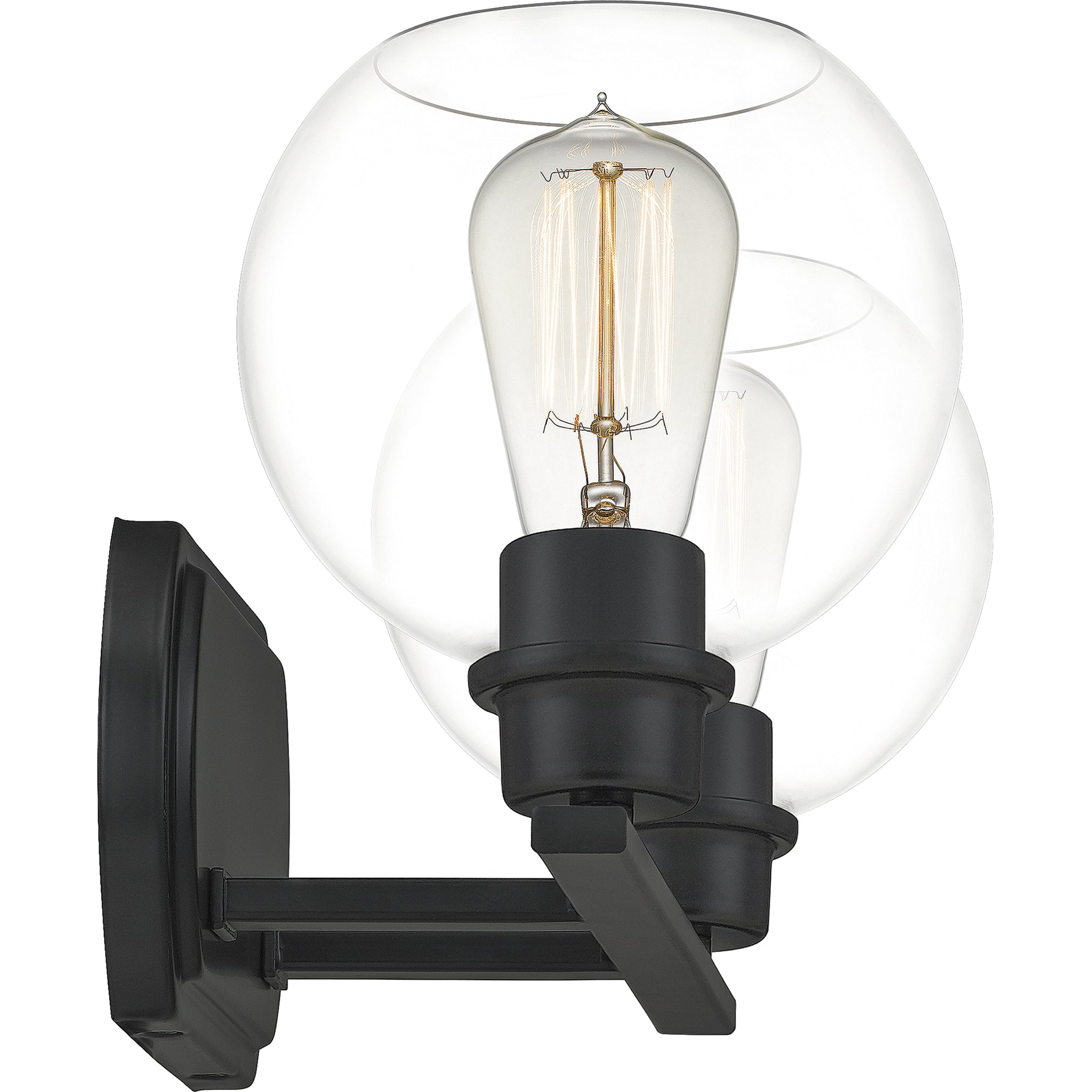 Pruitt Vanity Light Matte Black