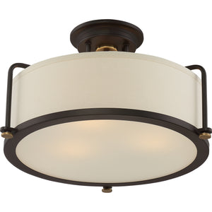 Calvary Semi Flush Mount Western Bronze