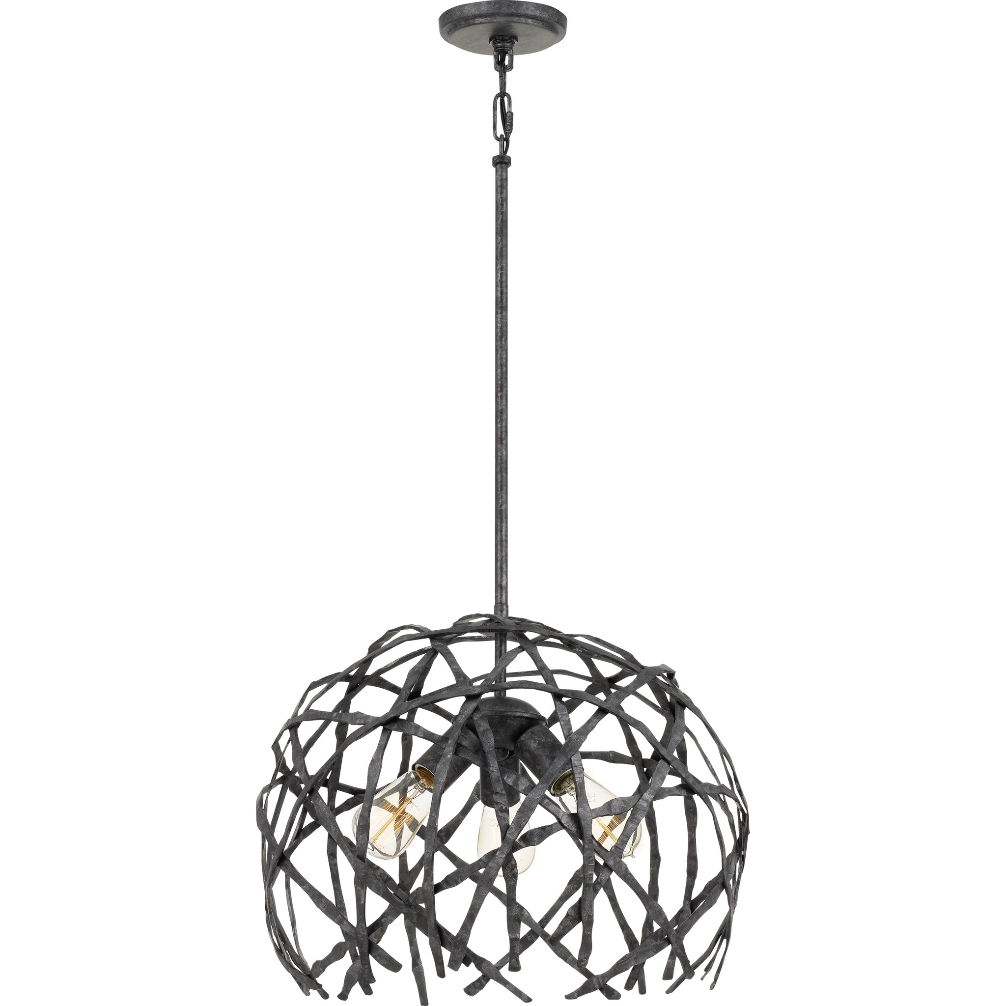 Pantheon Pendant Old Black Finish