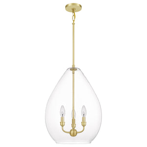 Mallard Mini Pendant Satin Brass