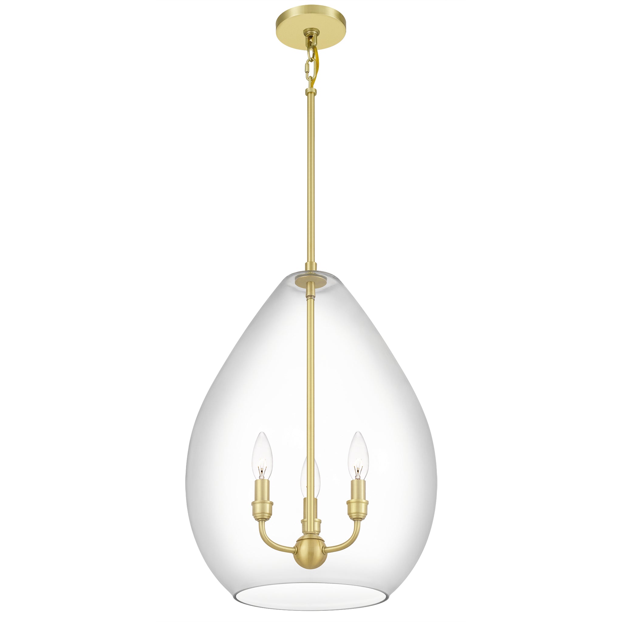 Mallard Mini Pendant Satin Brass