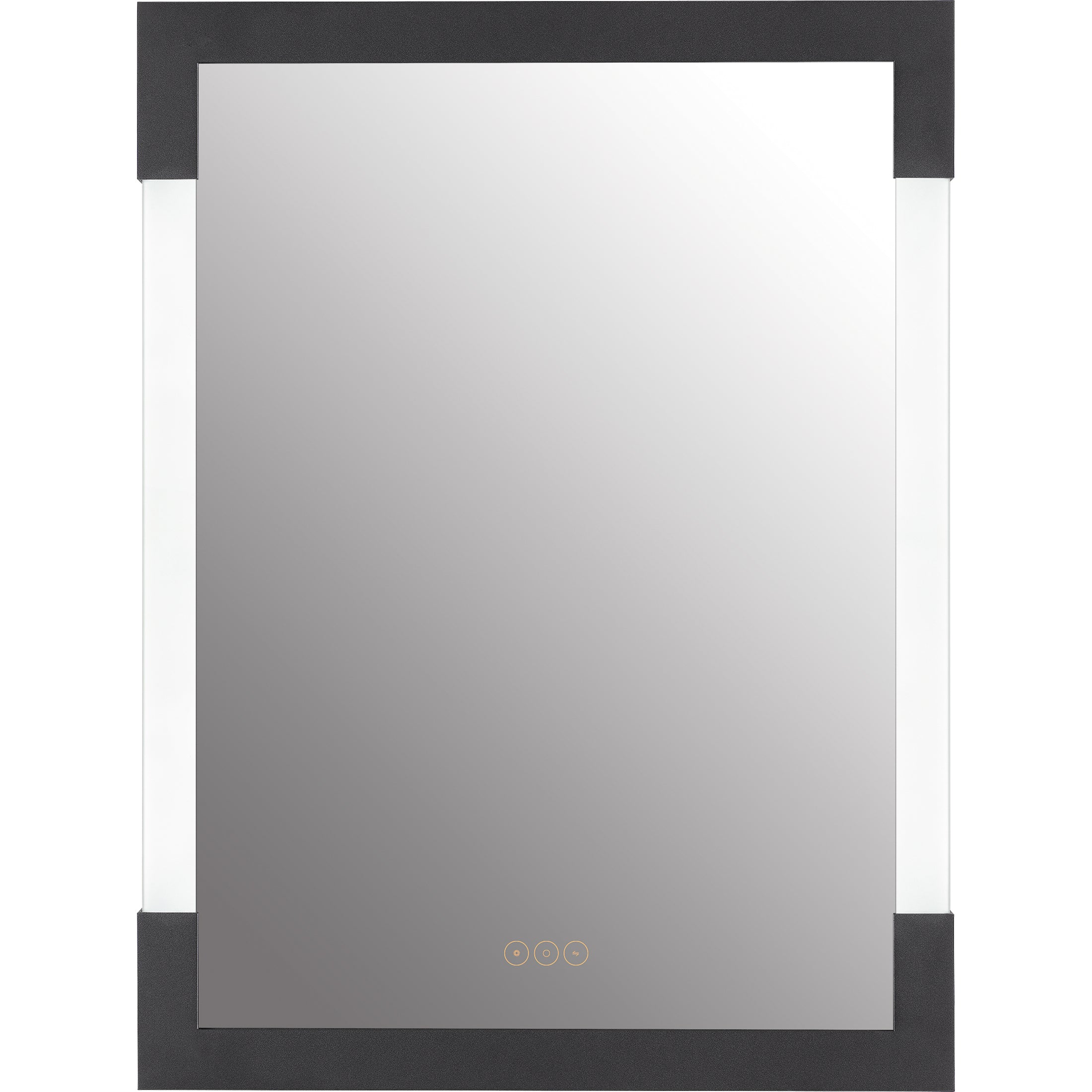 Fowler Lighted Mirror Earth Black
