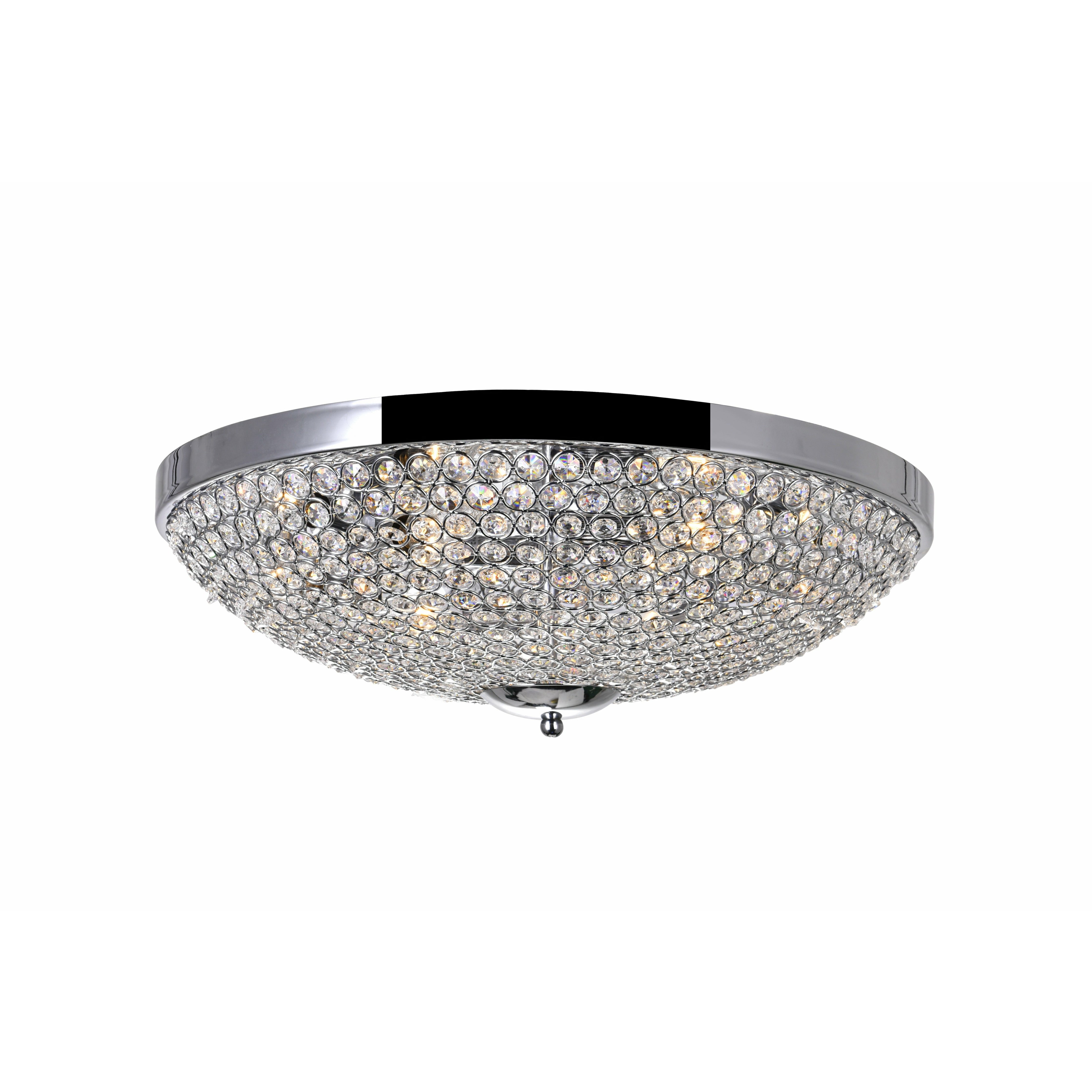 Globe Flush Mount Chrome