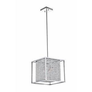 Cube Chandelier Chrome