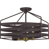 Escher Semi Flush Mount