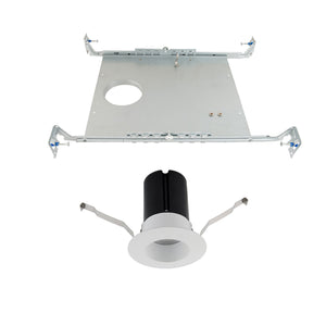 Ion LED 2" Round Recessed Light with New Construction Frame-in Kit