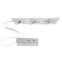 Lotos 2" LED 3-Light Square Adjustable Recessed Kit