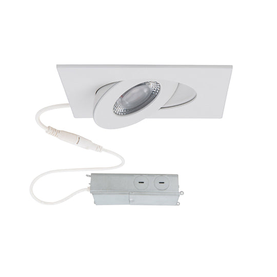Lotos 2" LED 1-Light Square Adjustable Recessed Kit