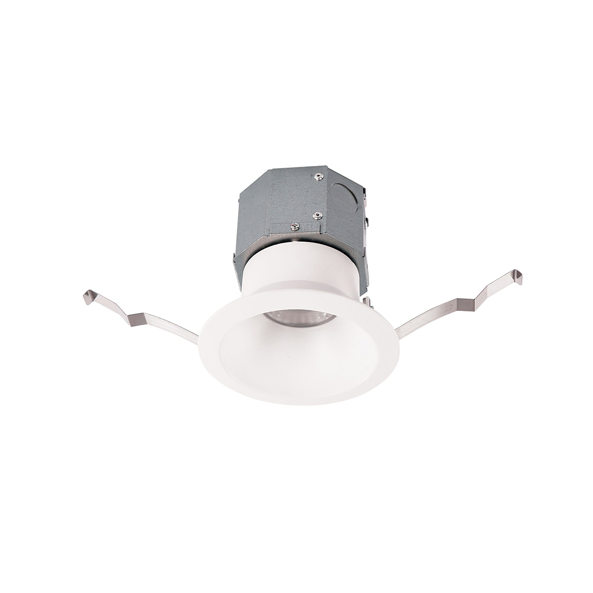 Pop-in 4" LED Round New Construction Recessed Kit 5-CCT Selectable