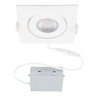 Lotos 4" LED Square Adjustable Recessed Kit