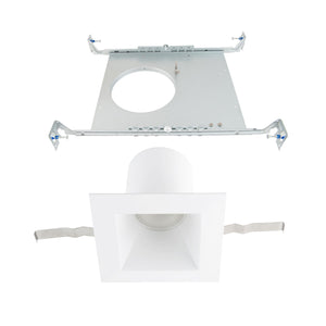 Blaze LED 6" Square Recessed Light with New Construction Frame-in Kit 5-CCT