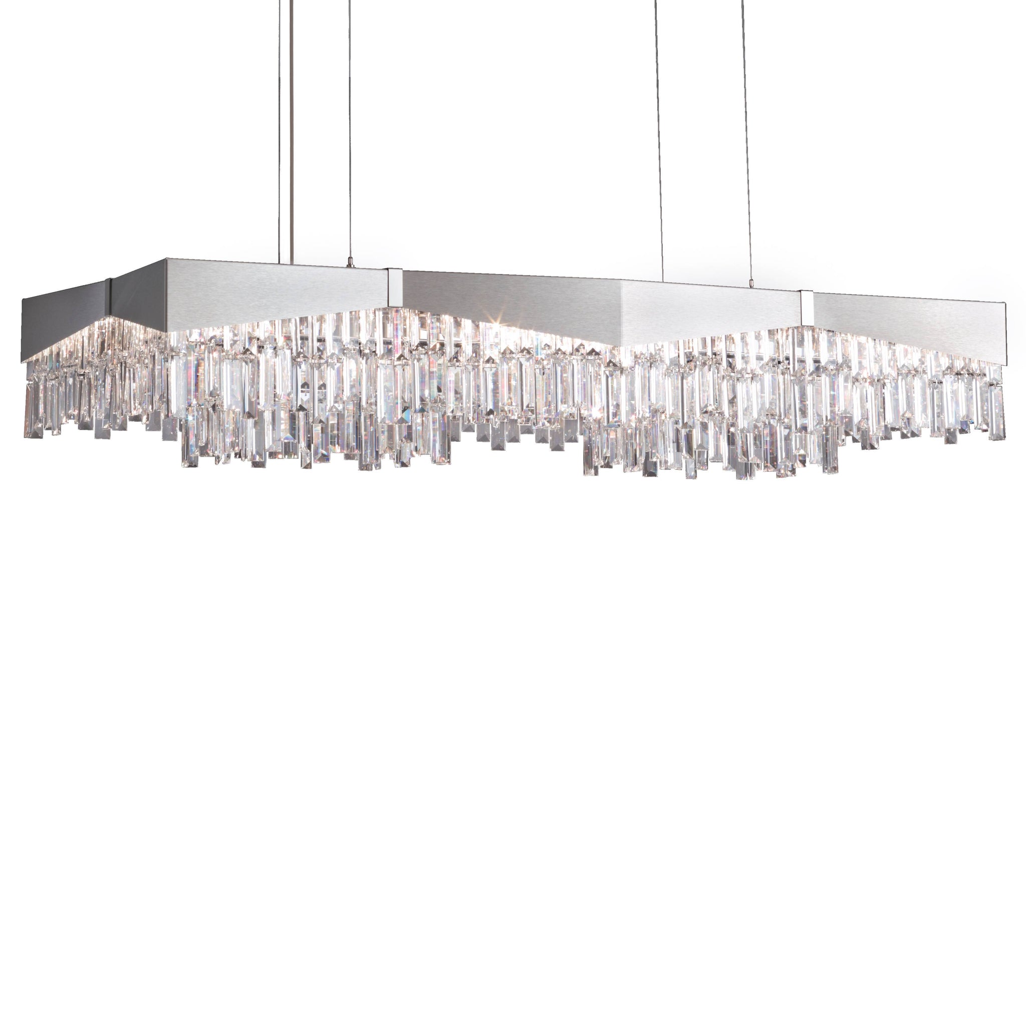 Riviera Chandelier Brushed Stainless Steel | Spectra