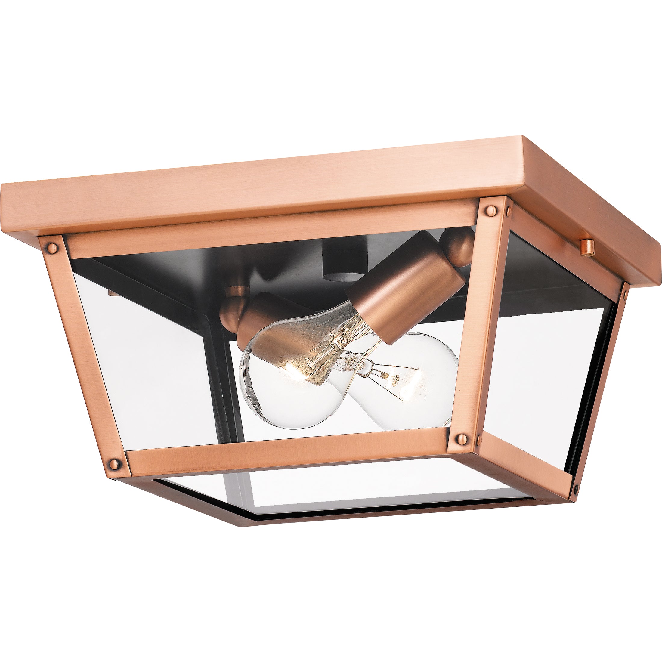 Rue De Royal Outdoor Ceiling Light Aged Copper