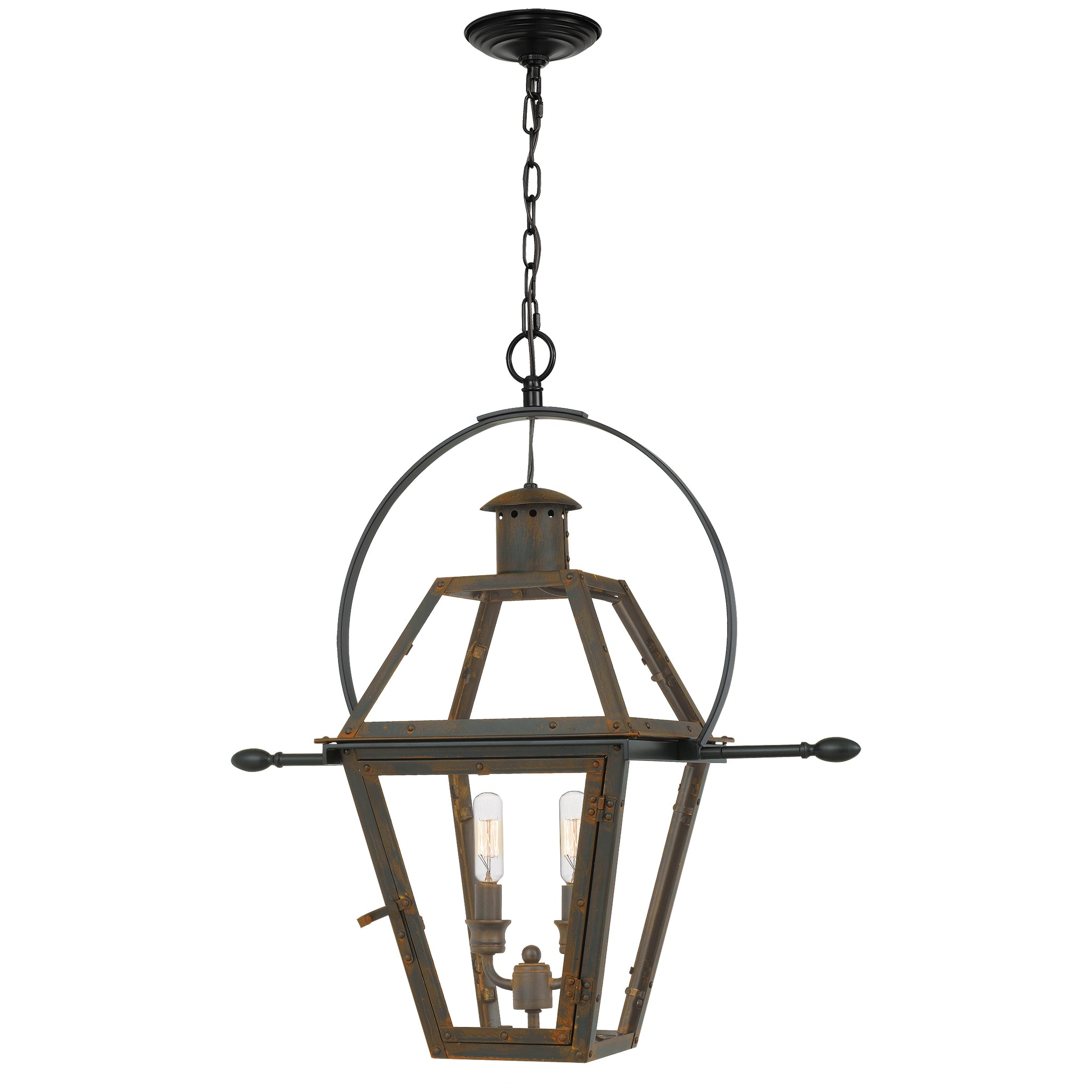 Rue De Royal Outdoor Pendant Industrial Bronze