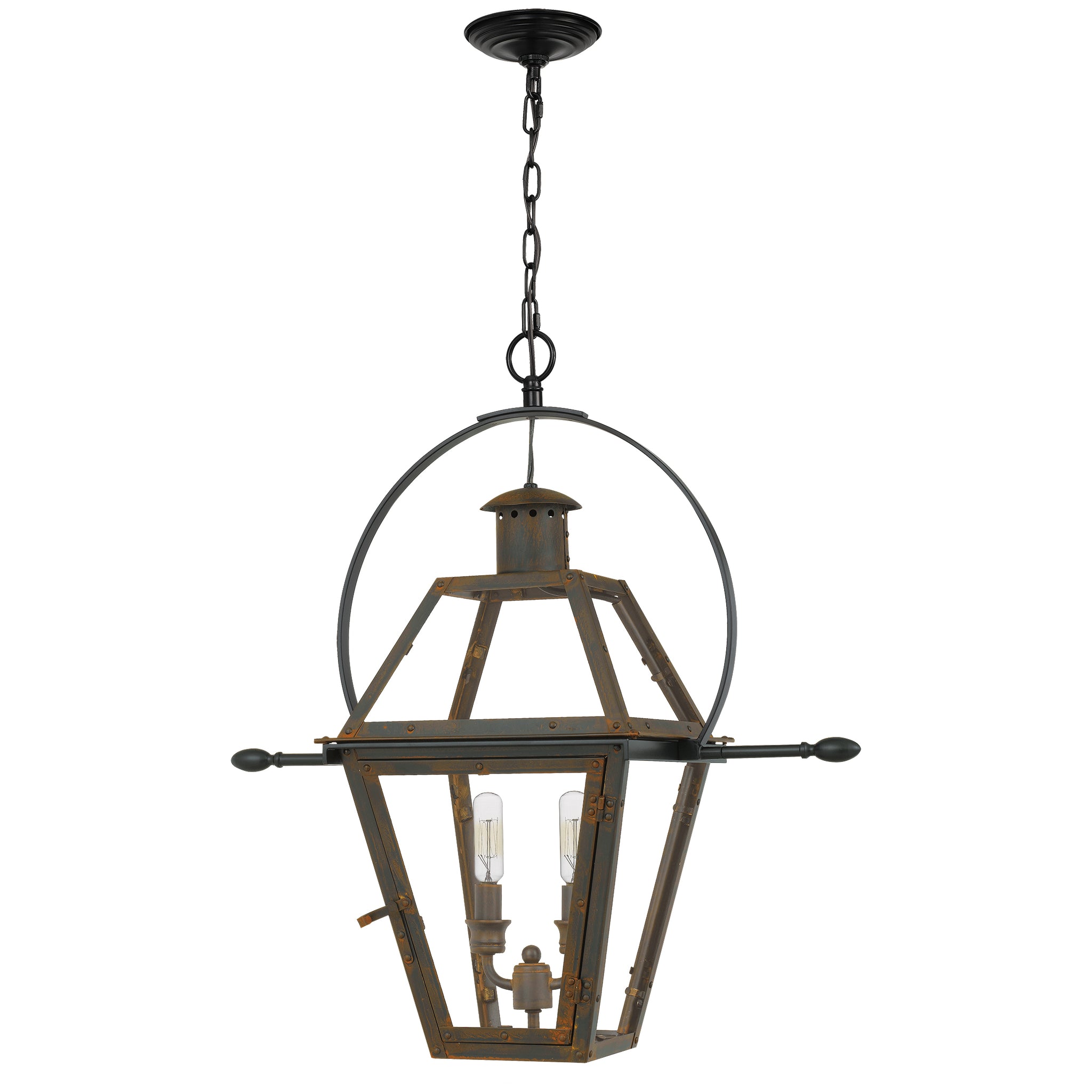 Rue De Royal Outdoor Pendant Industrial Bronze