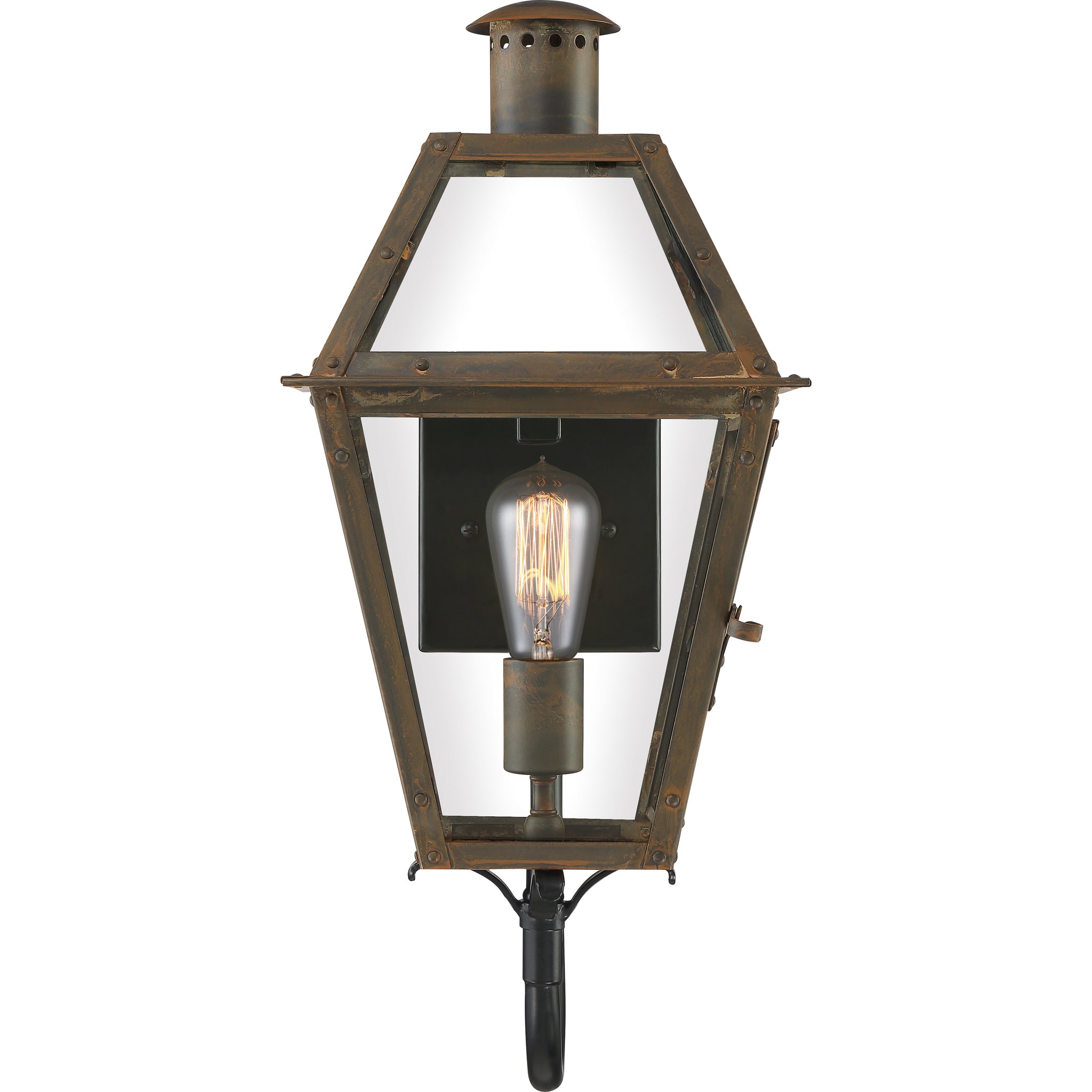 Rue De Royal Outdoor Wall Light Industrial Bronze