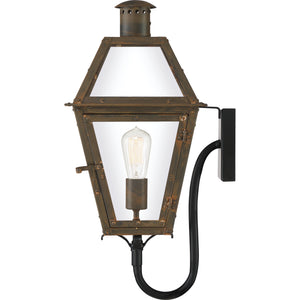 Rue De Royal Outdoor Wall Light Industrial Bronze