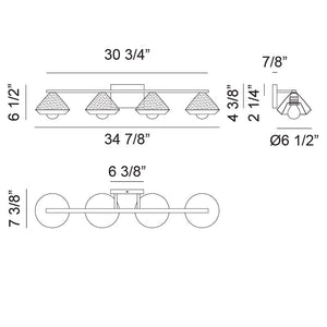 Velax 4-Light Vanity