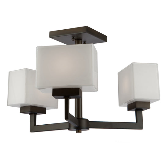 Cube Light Semi Flush Mount