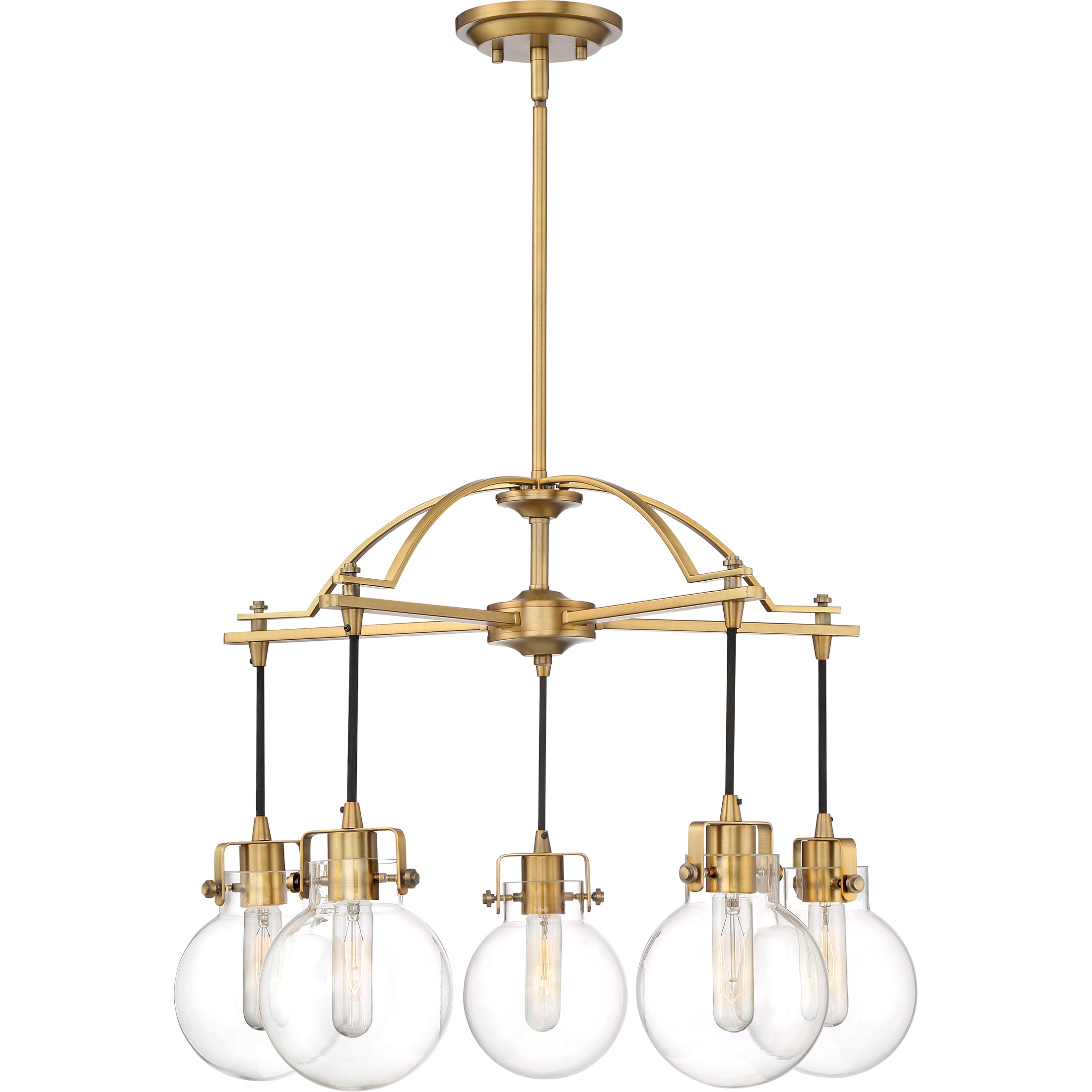 Sidwell Chandelier Weathered Brass