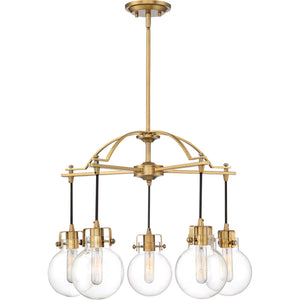 Sidwell Chandelier Weathered Brass