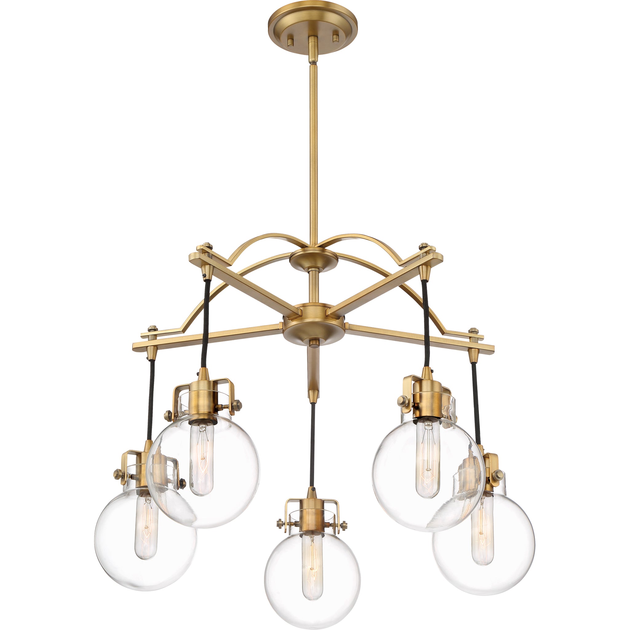 Sidwell Chandelier Weathered Brass
