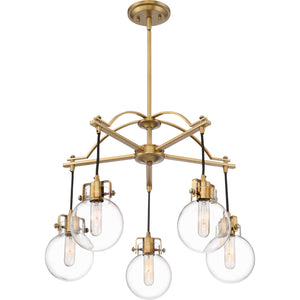 Sidwell Chandelier Weathered Brass