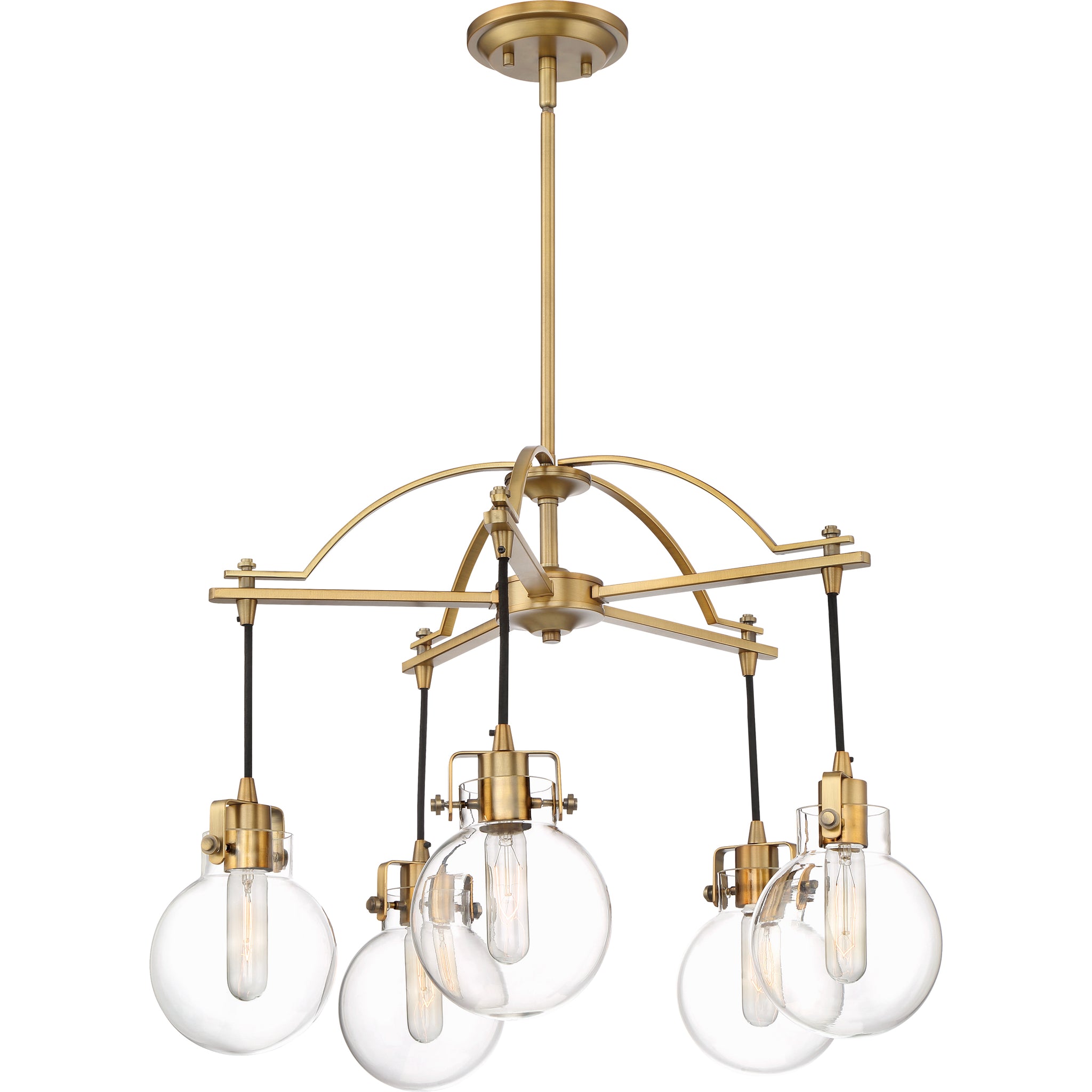 Sidwell Chandelier Weathered Brass