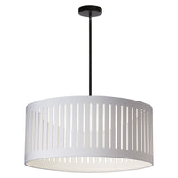 Slit Drum 1 Light 20 Inch Pendant