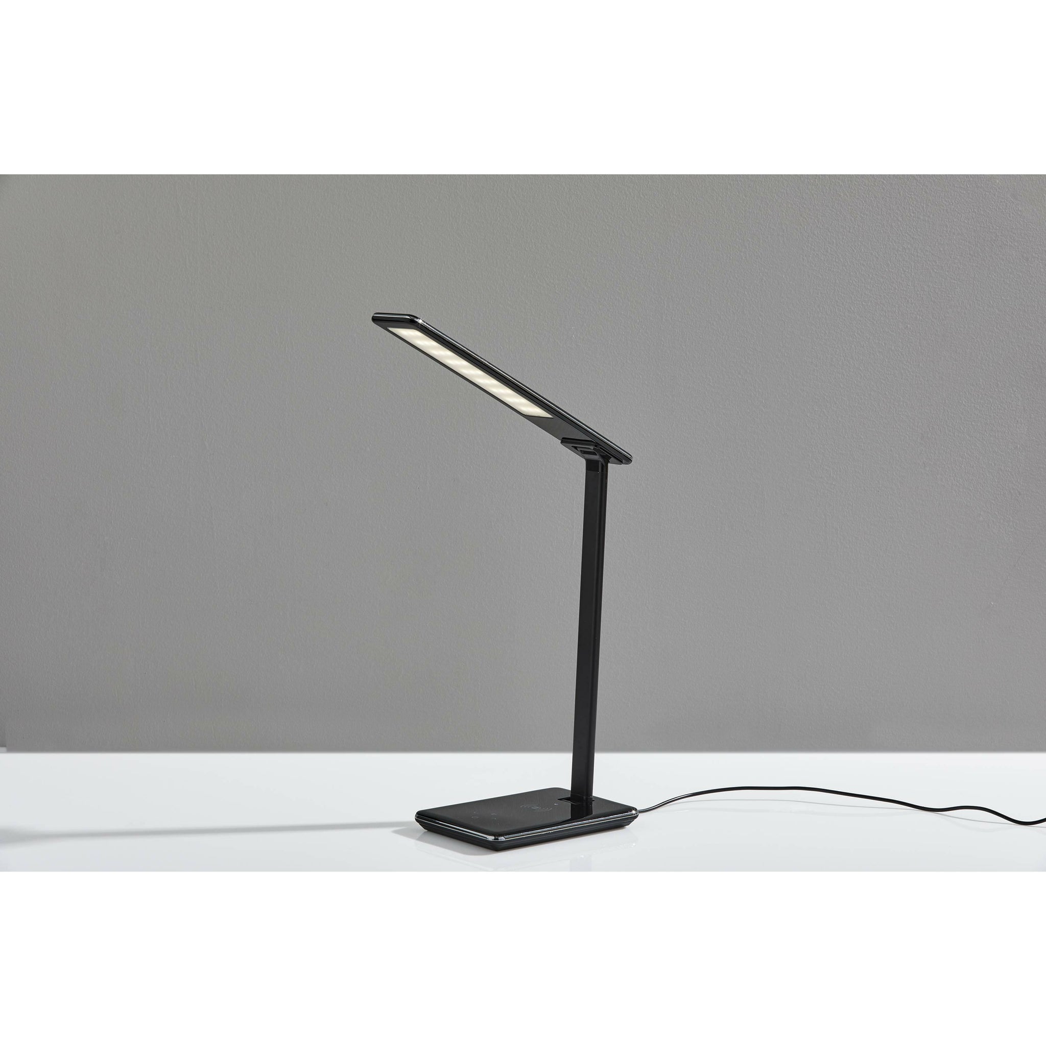 Declan Collection Task Lamp Glossy Black