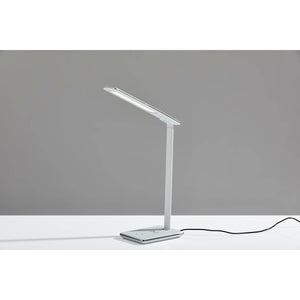 Declan Collection Task Lamp Glossy White