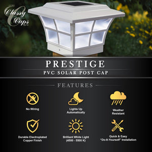 4x4 Prestige Solar Post Cap