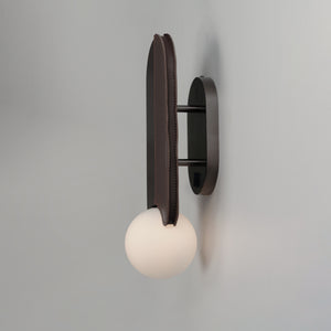 Stitched Down-Light Sconce