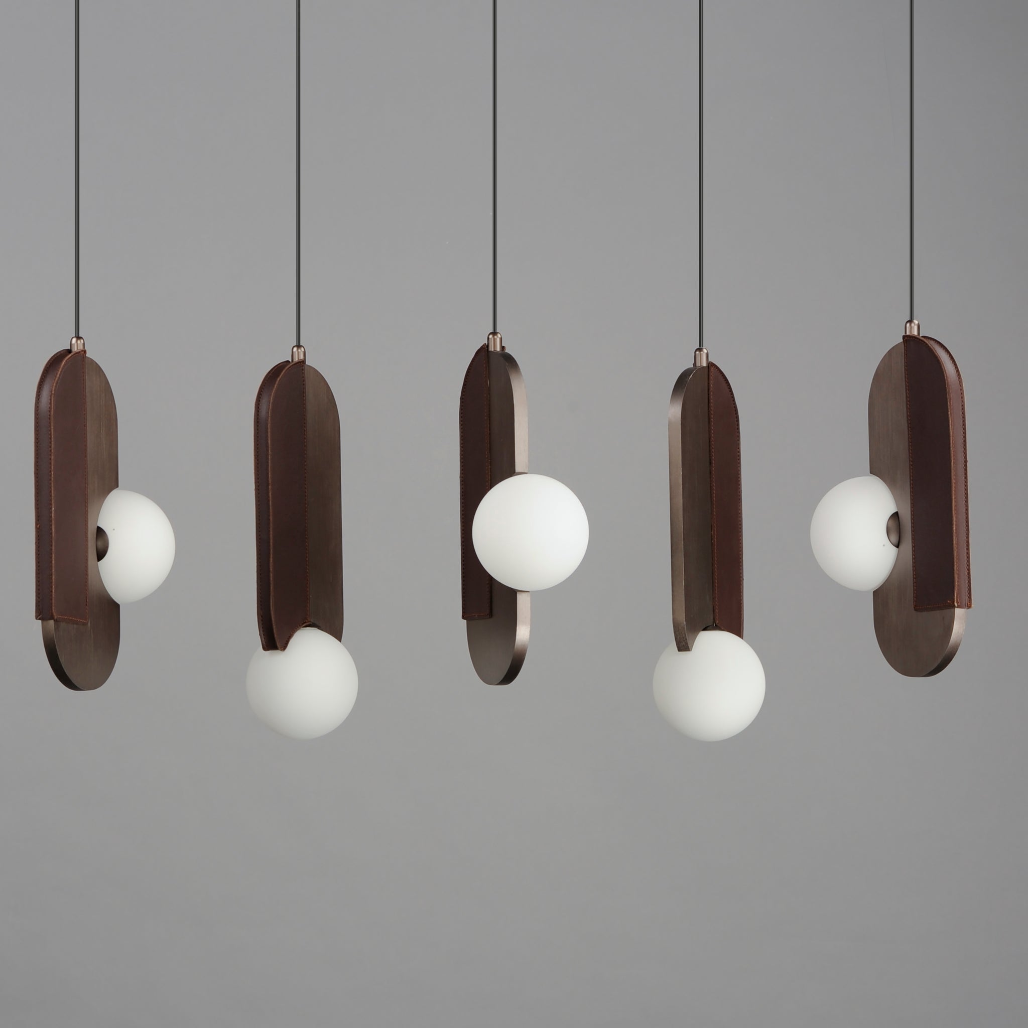 Stitched 5-Light Linear Suspension