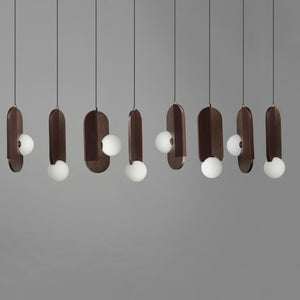 Stitched 8-Light Linear Suspension