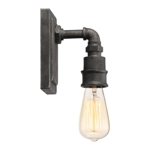 Squire Sconce Rustic Black