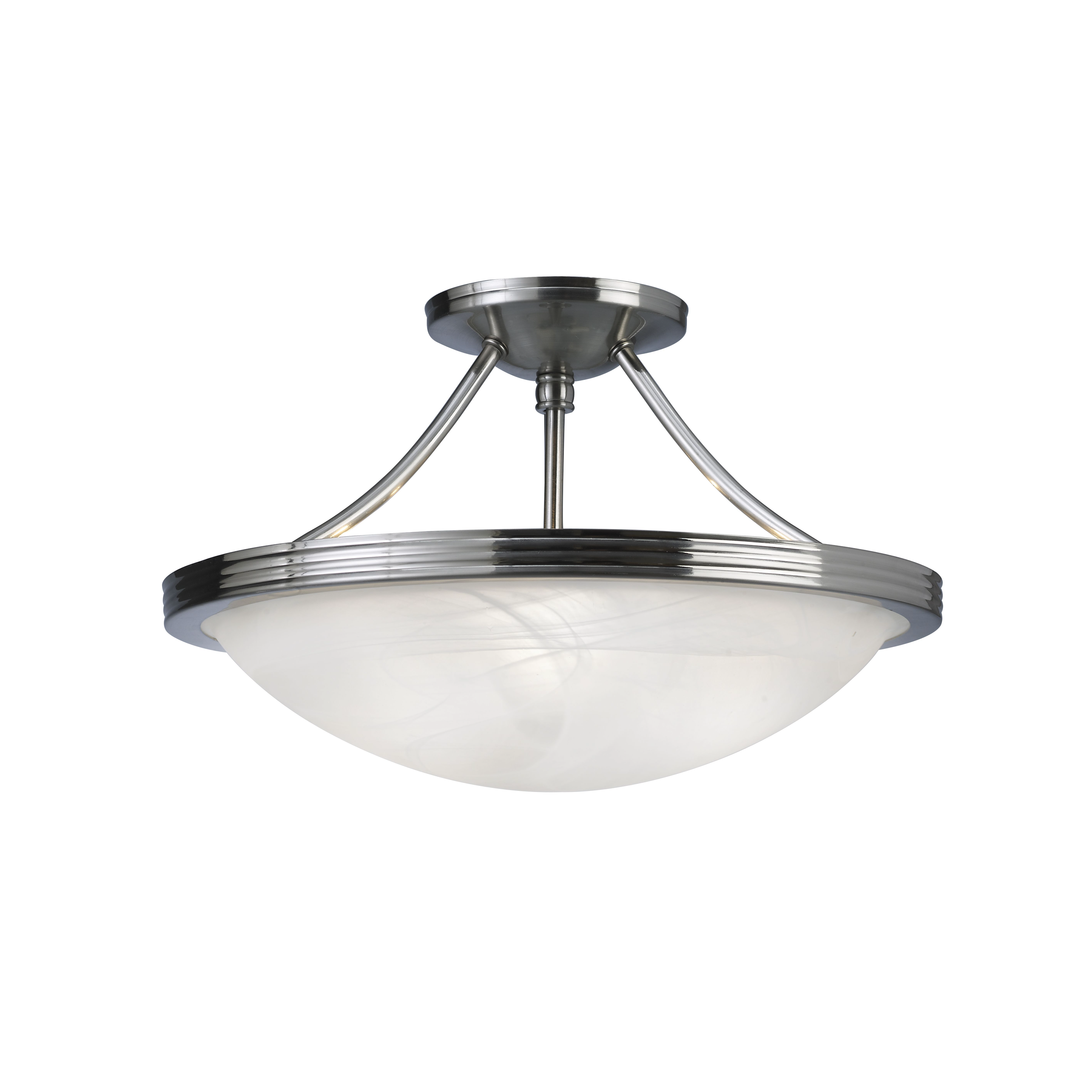 Alabaster Semi Flush Mount