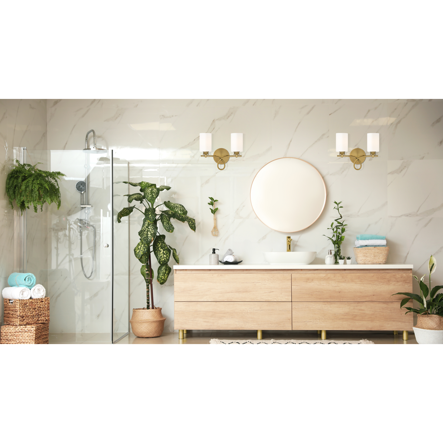 Woodbury 2-Light Bathroom Vanity Light