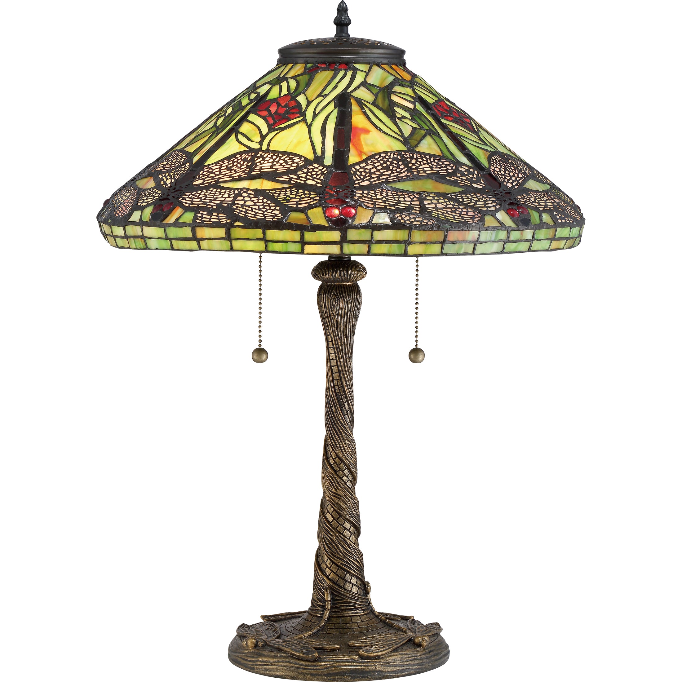 Jungle Dragonfly Table Lamp Architectural Bronze