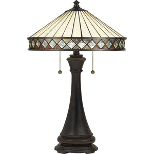 Bowing Table Lamp Vintage Bronze
