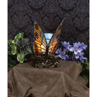 Orange Butterfly Accent Lamp