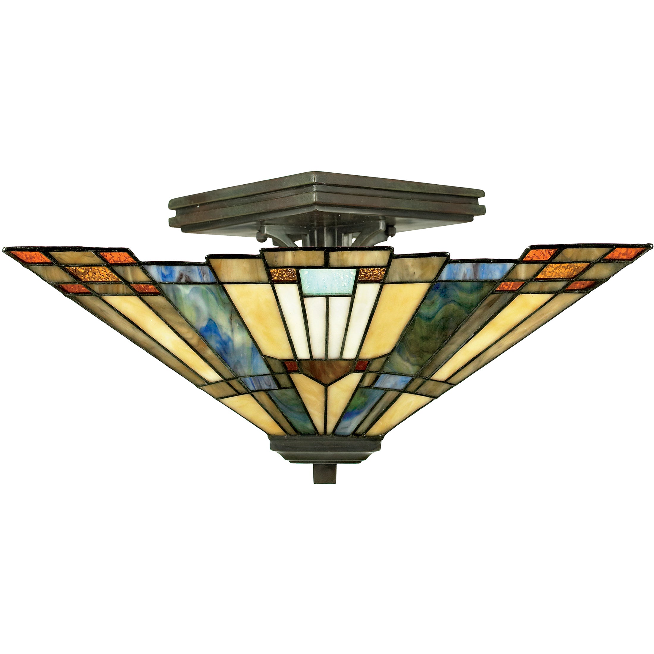 Inglenook Semi Flush Mount Valiant Bronze