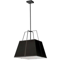Trapezoid 1 Light 18 Inch Pendant