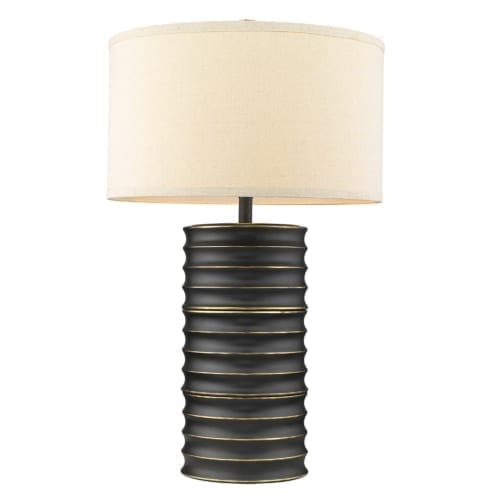 Wave II Table Lamp Aged Brass