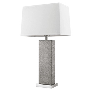 Merge Table Lamp Brushed Nickel/ Pewter