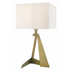 Stratos Table Lamp Aged Brass