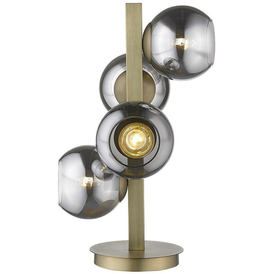 Lunette Table Lamp Aged Brass